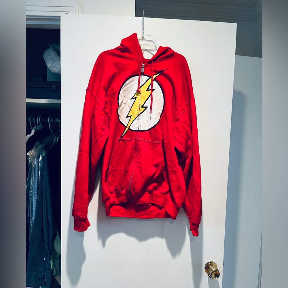 Flash Men’s XL hoodie zip up. Great condition!